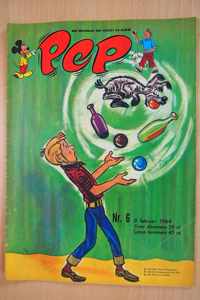 Pep No.6 - 8 februari 1964 - Een weekblad met Mickey en Kuifje