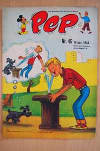 Pep No.46 - 14 november 1964 - Een weekblad met Mickey en Kuifje
