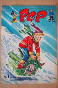 Pep No.3 - 18 januari 1964 - Een weekblad met Mickey en Kuifje