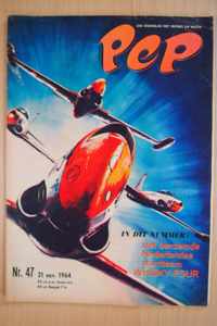 Pep No.47 - 21 november 1964 - Een weekblad met Mickey en Kuifje