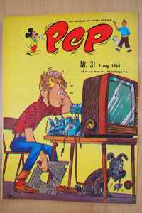 Pep No.31 - 1 augustus 1964 - Een weekblad met Mickey en Kuifje