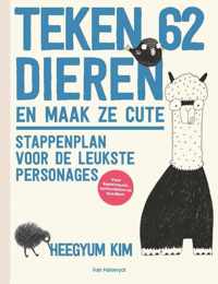 Teken 62 dieren en maak ze cute - Kim Heeguym - Paperback (9789463831444)