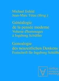 Genealogie des neuzeitlichen Denkens / Genealogie de la pensee moderne