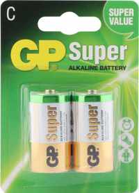 GP Super Alkaline C Baby kleine staaf, blister 2
