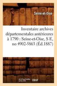 Inventaire Archives Departementales Anterieures A 1790