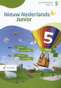 Nieuw Nederlands Junior taal 5 blok 1-4 antwoordenboek