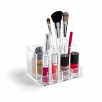 Make-up organizer/houder - 10 x 14 x 9 cm - 7-vaks - Organizers/opbergbakken voor make-up - Makeup spullen opruimen