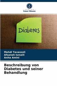 Beschreibung von Diabetes und seiner Behandlung