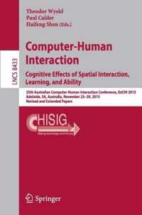 Computer Human Interaction Cognitive Effects of Spatial Interaction Learning