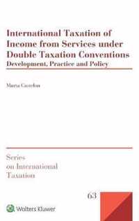 International Taxation of Income from Services under Double Taxation Conventions