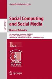 Social Computing and Social Media, Human Behavior