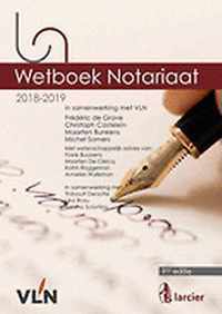 Wetboek notariaat 2018-20193 boekdelen onder cello - Frédéric de Grave