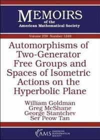 Automorphisms of Two-Generator Free Groups and Spaces of Isometric Actions on the Hyperbolic Plane