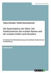 Die Reproduktion der Eliten. Die Funktionsweise des sozialen Raums und der sozialen Felder nach Bourdieu