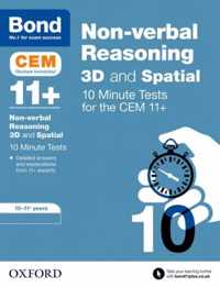 Bond 11+: CEM 3D Non-Verbal Reasoning 10 Minute Tests