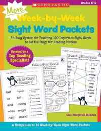 More Week-By-Week Sight Word Packets