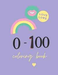 0-100 coloring book