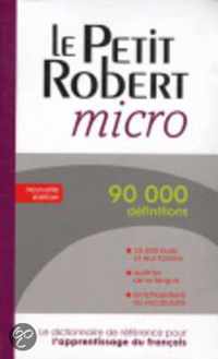 Le Petit Robert Micro