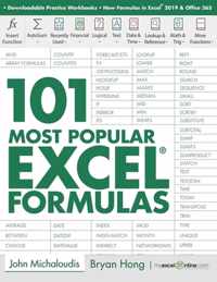 101 Most Popular Excel Formulas