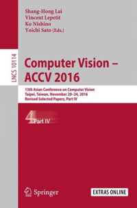 Computer Vision - ACCV 2016