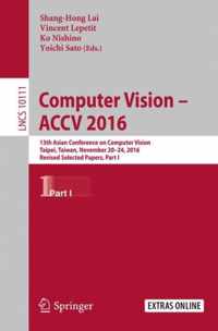 Computer Vision - ACCV 2016. Part 1