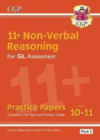 11+ GL Non-Verbal Reasoning Practice Papers: Ages 10-11 Pack 2 (inc Parents' Guide & Online Ed)