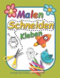 Malen Schneiden Kleben Fur Kinder ab 3-5 Jahren