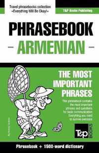 English-Armenian Phrasebook and 1500-Word Dictionary