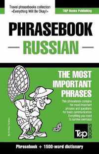 English-Russian Phrasebook and 1500-Word Dictionary