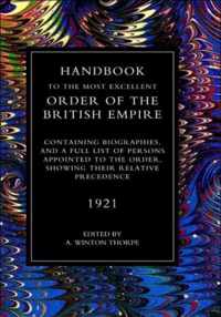 Handbook to the Most Excellent Order of the British Empire (1921)