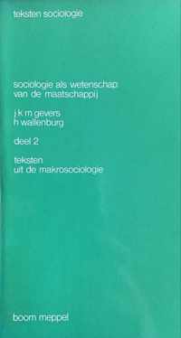 Sociologie als wetenschap van de maatschappij (2 delig)