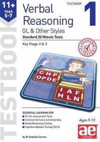 11+ Verbal Reasoning Year 5-7 GL & Other Styles Testbook 1