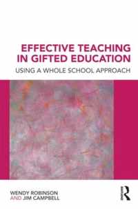 Effective Teaching in Gifted Education