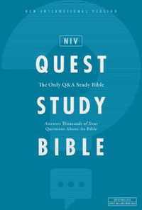 Niv, Quest Study Bible, Hardcover, Comfort Print The Only Q and A Study Bible