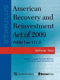 Stimulus: American Recovery and Reinvestment Act of 2009: PL 111-5