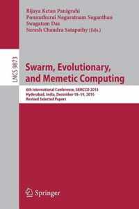 Swarm, Evolutionary, and Memetic Computing