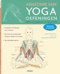 Anatomie van yoga oefeningen werk- en kleurboek