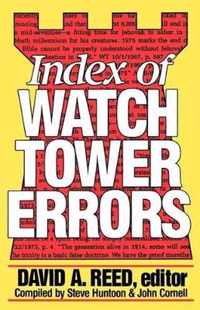 Index of Watchtower Errors 1879 to 1989