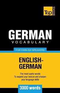 German vocabulary for English speakers - 3000 words