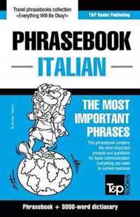 English-Italian Phrasebook and 3000-Word Topical Vocabulary