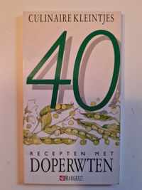 40 recepten met doperwten