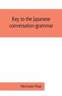 Key to the Japanese conversation-grammar