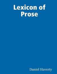 Lexicon of Prose