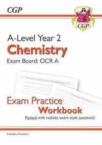 New A-Level Chemistry: OCR A Year 2 Exam Practice Workbook - includes Answers