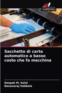 Sacchetto di carta automatico a basso costo che fa macchina