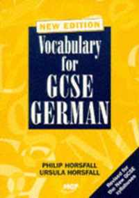 Vocabulary for GCSE German