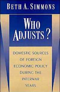 Who Adjusts?