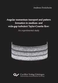 Angular momentum transport and pattern formation in medium- and wide-gap turbulent Taylor-Couette flow