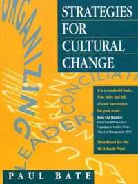 Strategies for Cultural Change