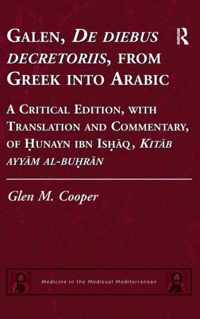 Galen, De Diebus Decretoriis, from Greek into Arabic